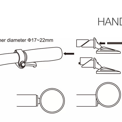 a drawing of a manual for a hand held device