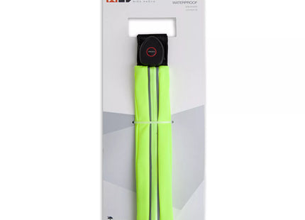 a pair of neon green scissors in a package