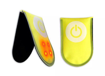 a pair of neon yellow and black surfboards