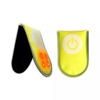 a pair of neon yellow and black surfboards