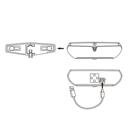 Baglygte USB Eagle