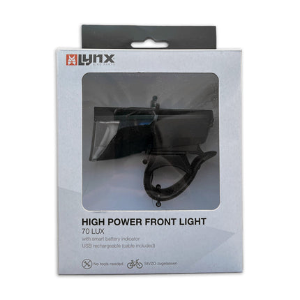 Forlygte USB High Power Max 70 Lux