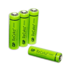 Genopladelige AA-batterier 2100mAh NiMH 4PK