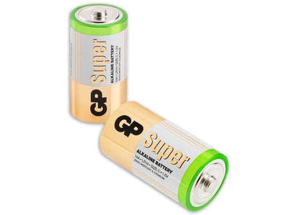 Super Alkaline C batterier 2PK