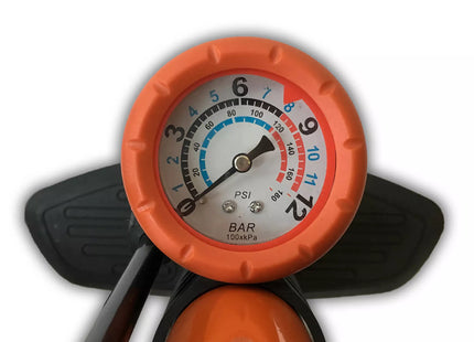 a close up of a gauge on a motorcycle