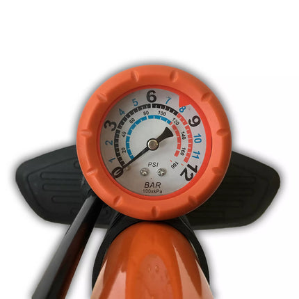 a close up of a gauge on a motorcycle