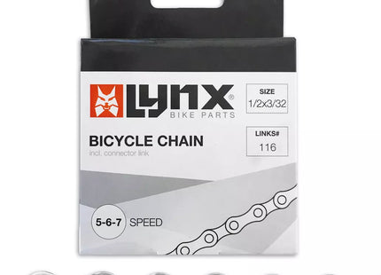 Lynx Cykel Kæde 5-6-7 speed (1/2 x 3/32)