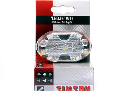 Simson Batterifrontlys med 5 LED'er