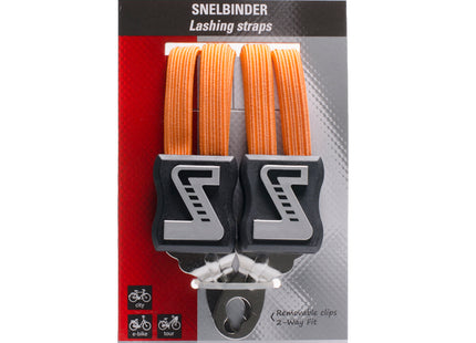 Simson Snelbinder 3-Binders Bagagebærerrem - Orange