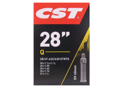 CST Cykelslange 28x1 5/8x1 3/8 med Dunlop Ventil