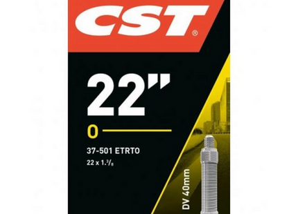 CST Cykelslange 22x1,75 med Dunlop Ventil