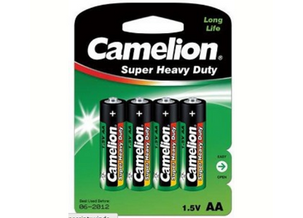 Camelion AA Zink-Karbonbatterier - 4 stk