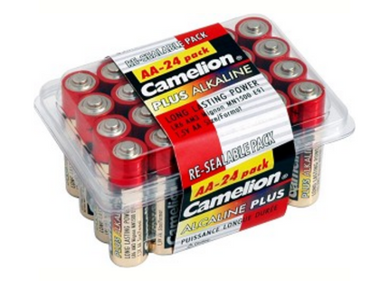 Camelion AA Alkaline Batterier - 24-pak