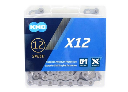 KMC X12 EPT Sølvkæde til 12-speed SRAM-systemer