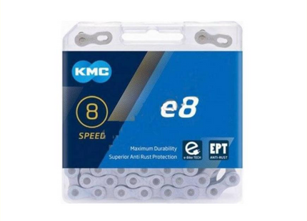 KMC e8 E-Bike Kæde - Anti-rust og Holdbar