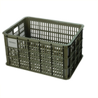 Basil Crate L - Mosgrøn 40L Cykelkurv