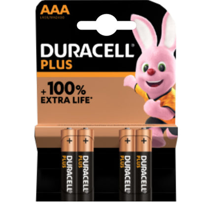 Alkaline AAA Batterier - 4 stk Pakke