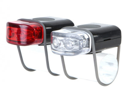 Lysende LED-strips til cykler - Sort
